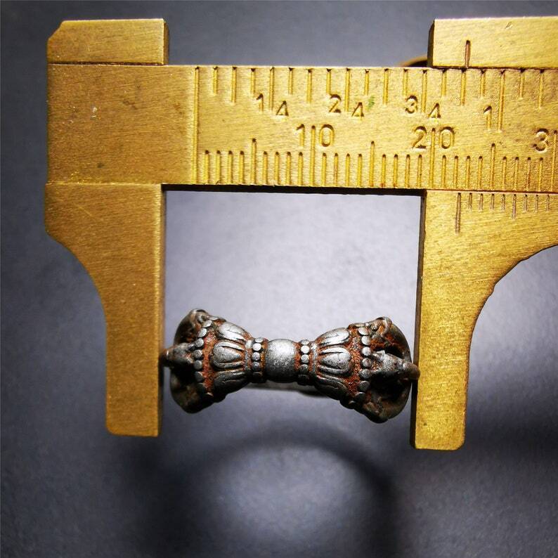 Vajra Ring,Buddhist Protection Jewelry 2.16" Gandhanra-ART