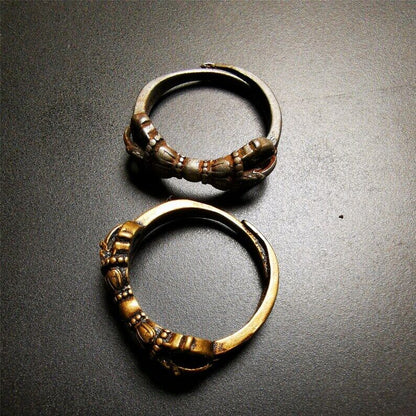 Vajra Ring,Buddhist Protection Jewelry 2.16" Gandhanra-ART