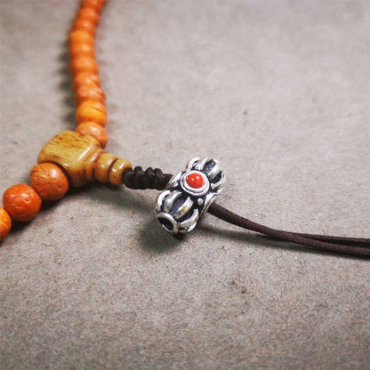 Amulet,Vajra Pendant for Mala,Bag Hanging,0.75"× 0.4" Gandhanra-ART
