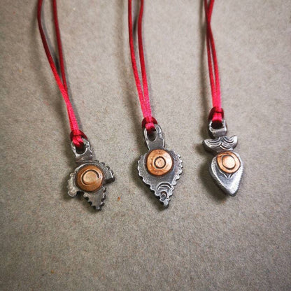 Mala Amulet,Mani Jewel Pendant,1.0" × 0.7" Gandhanra-ART