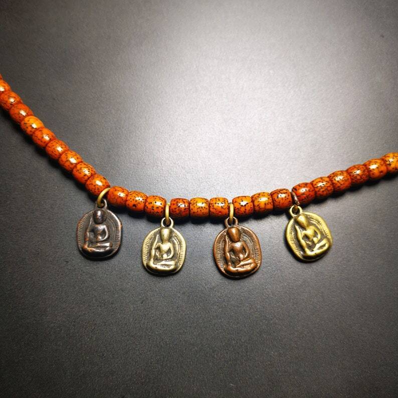 Amulet,Milarepa Pendant for Mala,Prayer Beads Accessories Gandhanra-ART