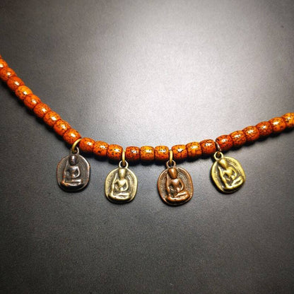 Amulet,Milarepa Pendant for Mala,Prayer Beads Accessories Gandhanra-ART