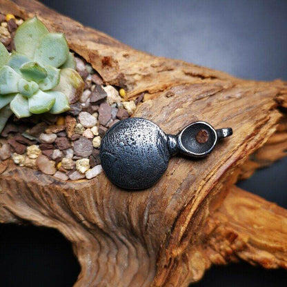 Gandhanra Handmade Tibetan Buddhist Amulet,Skull Sitavana and Flame Pendant - Gandhanra-ART