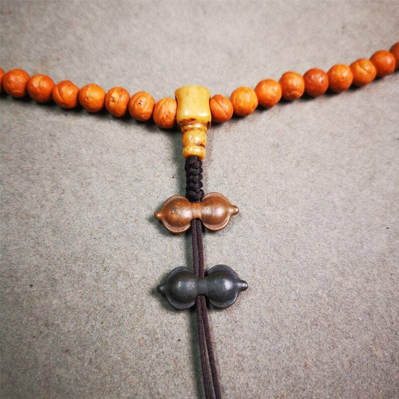 Amulet,Vajra Pendant for Mala,Bag Hanging,Prayer Bead,0.87" × 0.4" Gandhanra-ART