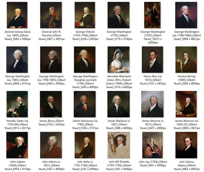 101 Painting Images by Gilbert Stuart (American, 1755-1828) - Gandhanra-ART