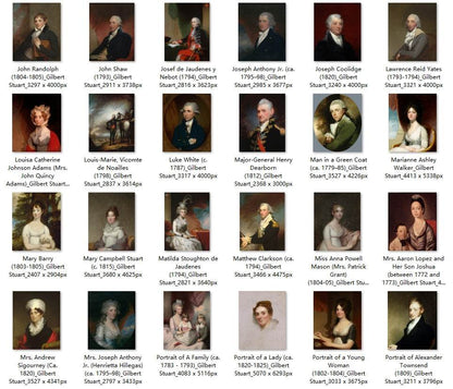 101 Painting Images by Gilbert Stuart (American, 1755-1828) - Gandhanra-ART