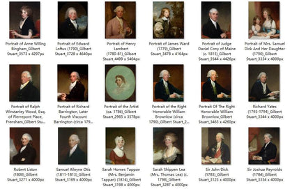 101 Painting Images by Gilbert Stuart (American, 1755-1828) - Gandhanra-ART