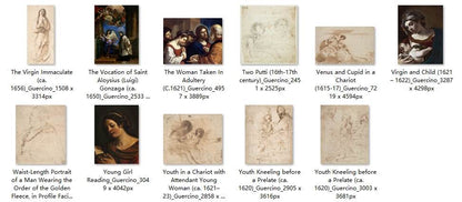 83 Painting Images by Guercino (Italian, 1591-1666) - Gandhanra-ART