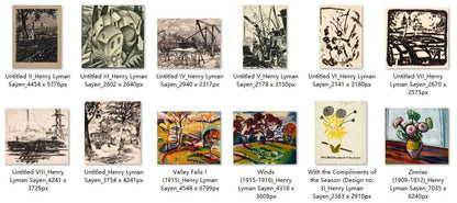 60 Painting Images by Henry Lyman Saÿen (American, 1875-1918) - Gandhanra-ART