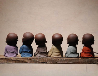 Purple Sand Meditation Buddha Statues - Gandhanra-ART
