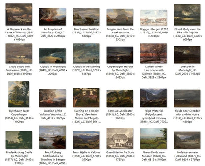 99 Painting Images by J.C. Dahl (Norwegian, 1788 – 1857) - Gandhanra-ART