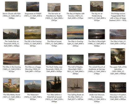 99 Painting Images by J.C. Dahl (Norwegian, 1788 – 1857) - Gandhanra-ART