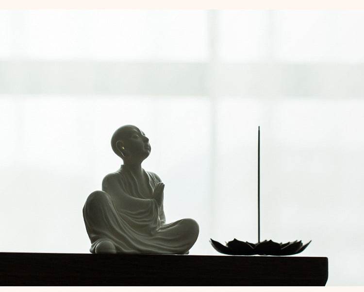 Ceramic Meditation Buddha Statue - Gandhanra-ART