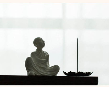 Ceramic Meditation Buddha Statue - Gandhanra-ART