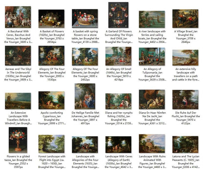 39 Painting Images by Jan Brueghel the Younger (Flemish, 1601 - 1678) - Gandhanra-ART
