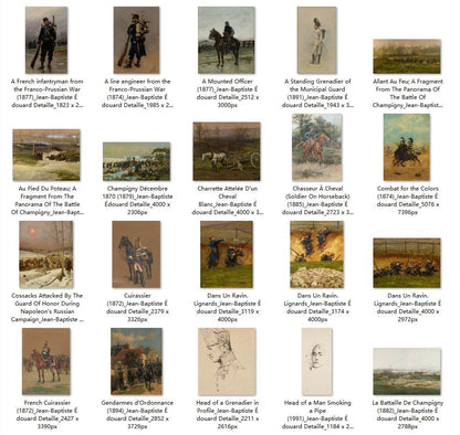 29 Painting Images by Jean-Baptiste Édouard Detaille (French, 1848 - 1912) - Gandhanra-ART