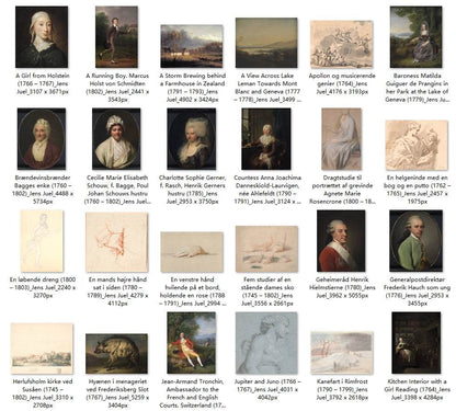 92 Painting Images by Jens Juel (Danish, 1745-1802) - Gandhanra-ART