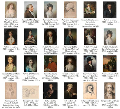 92 Painting Images by Jens Juel (Danish, 1745-1802) - Gandhanra-ART