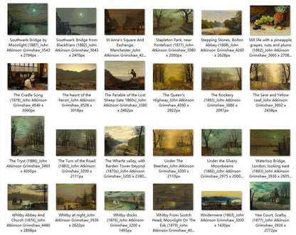 72 Painting Images by John Atkinson Grimshaw (English, 1836 – 1893) - Gandhanra-ART