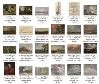 109 Painting Images by John Constable (English, 1776-1837) - Gandhanra-ART