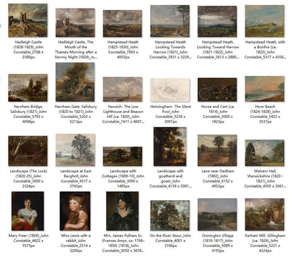109 Painting Images by John Constable (English, 1776-1837) - Gandhanra-ART