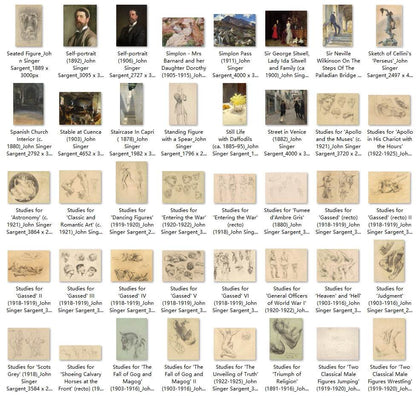329 Painting Images by John Singer Sargent (American, 1856-1925) - Gandhanra-ART