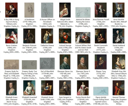 88 Painting Images by John Singleton Copley (American, 1738-1815) - Gandhanra-ART