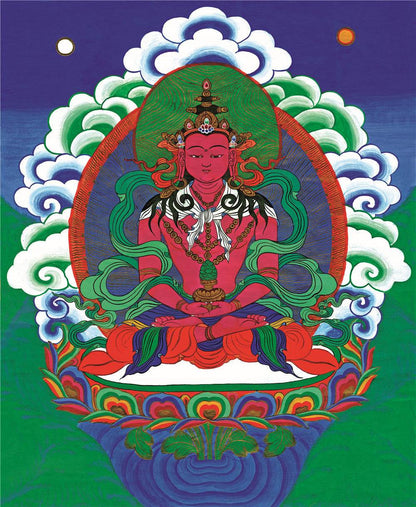 Amitayus - the Buddha of Longevity - Gandhanra-ART