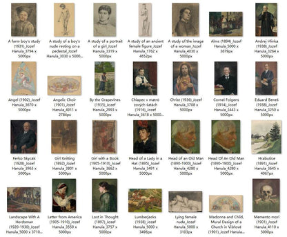 93 Painting Images by Jozef Hanula (Slovak, 1863-1944) - Gandhanra-ART