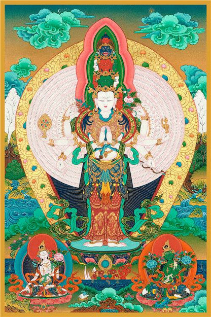 1000 Arms Avalokiteshvara Image - Gandhanra-ART