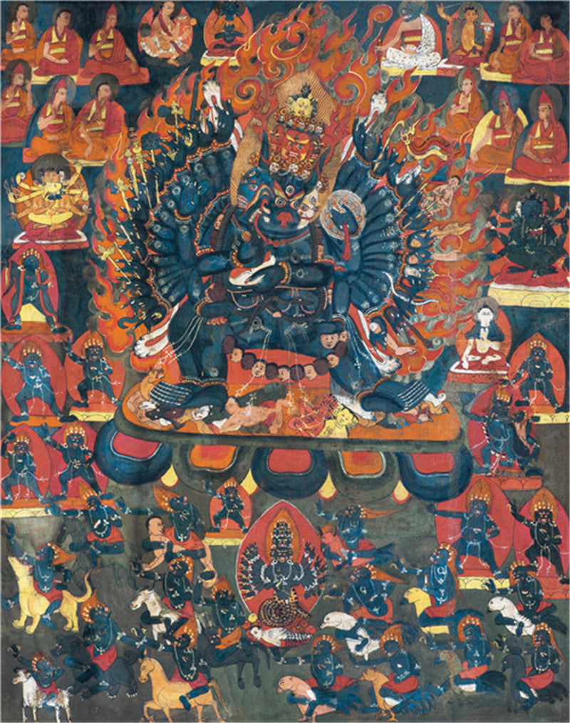 Yamantaka \ Vajrabhairava Image Gandhanra-ART