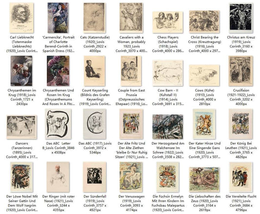 247 Painting Images by Lovis Corinth (German, 1858-1925) - Gandhanra-ART