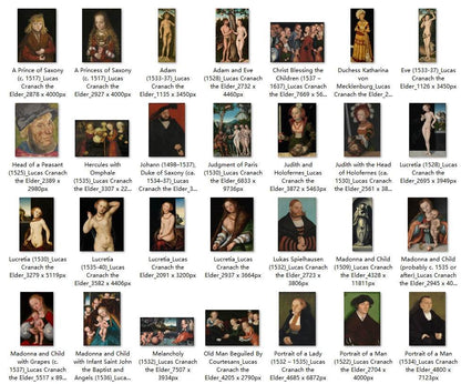 73 Painting Images by Lucas Cranach the Elder (German, 1472 - 1553) - Gandhanra-ART