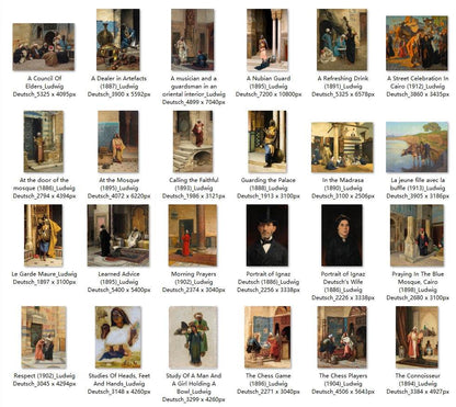 47 Painting Images by Ludwig Deutsch (Austrian, 1855 – 1935) - Gandhanra-ART