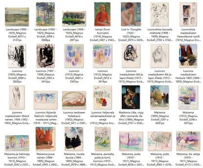165 Painting Images by Magnus Enckell (Finnish, 1870-1925) - Gandhanra-ART