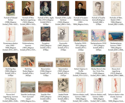 165 Painting Images by Magnus Enckell (Finnish, 1870-1925) - Gandhanra-ART