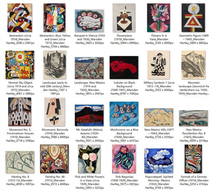 51 Painting Images by Marsden Hartley (American, 1877-1943) - Gandhanra-ART
