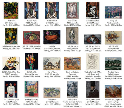 51 Painting Images by Marsden Hartley (American, 1877-1943) - Gandhanra-ART