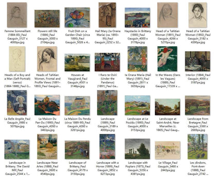 139 Painting Images by Paul Gauguin (French, 1848-1903) - Gandhanra-ART