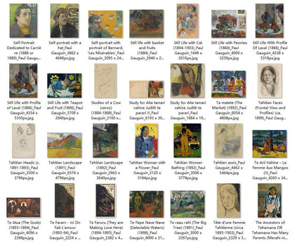 139 Painting Images by Paul Gauguin (French, 1848-1903) - Gandhanra-ART
