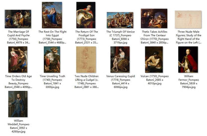 61 Painting Images by Pompeo Batoni (Italian, 1708-1787) - Gandhanra-ART