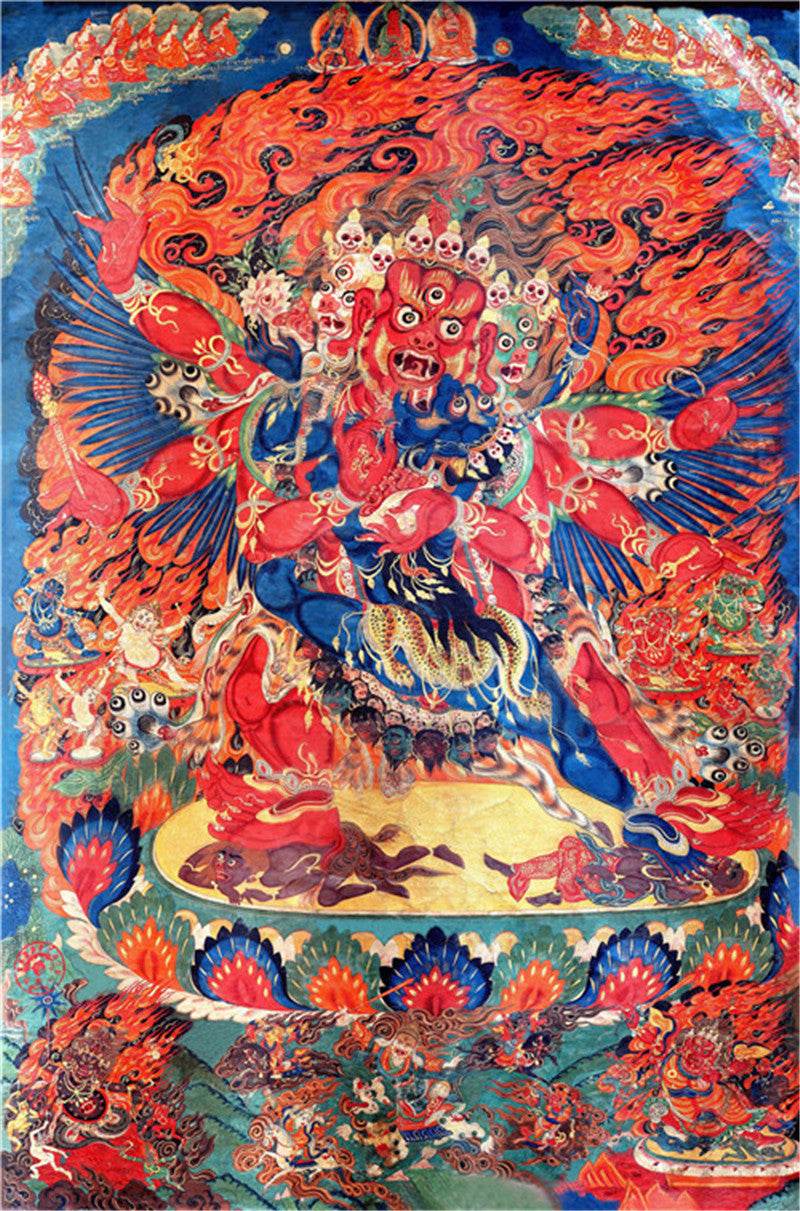Vajrakilaya in Yab Yum Image - Gandhanra-ART