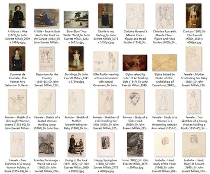 109 Painting Images by Sir John Everett Millais (English, 1829-1896) - Gandhanra-ART