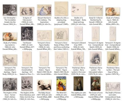 109 Painting Images by Sir John Everett Millais (English, 1829-1896) - Gandhanra-ART