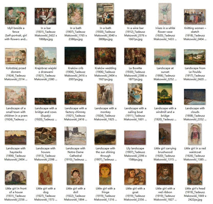 280 Painting Images by Tadeusz Makowski (Polish, 1882-1932) - Gandhanra-ART