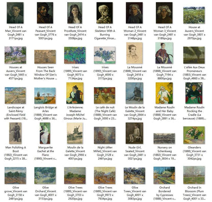 154 Painting Images by Vincent van Gogh (Dutch, 1853-1890) - Gandhanra-ART