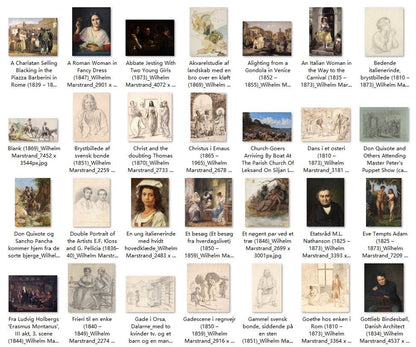 102 Painting Images by Wilhelm Marstrand (Danish, 1810-1873) - Gandhanra-ART