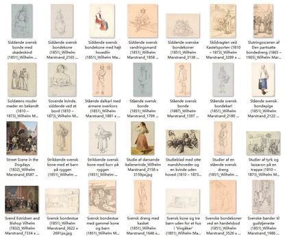 102 Painting Images by Wilhelm Marstrand (Danish, 1810-1873) - Gandhanra-ART