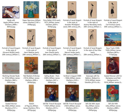 71 Painting Images by William James Glackens (American, 1870 - 1938) - Gandhanra-ART