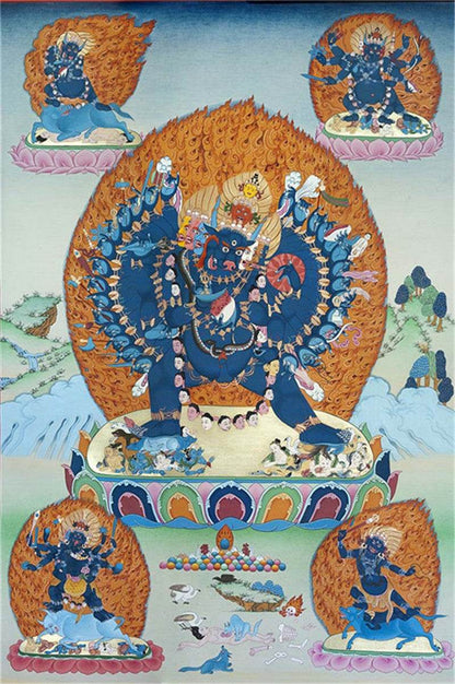 Yamantaka Thangka Image - Gandhanra-ART